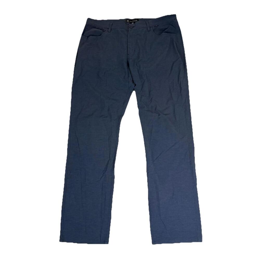 Travis Mathew Pants Dark Blue Performance Tech Golf Chino Stretch Men’s 38x32